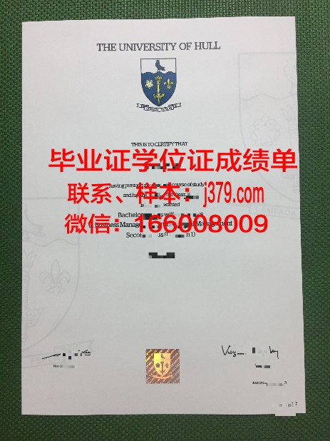 赫尔大学毕业证