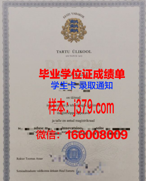 塔尔图大学学位成绩单定制：规范流程与注意事项