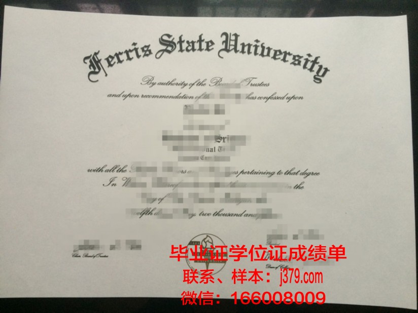 费里斯州立大学肯德尔艺术与设计学院成绩单:展现学子才华与学院实力的见证