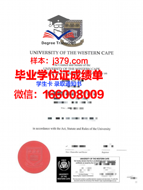 开普半岛科技大学毕业证学位文凭学历Diploma