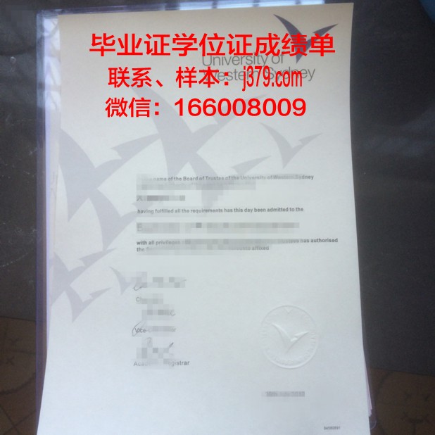 悉尼大学毕业证大小尺寸图片(悉尼大学毕业证长啥样)