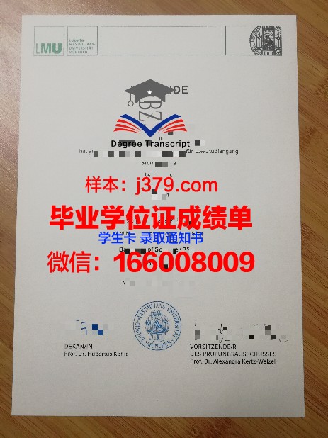 慕尼黑应用技术大学毕业证壳子(德国慕尼黑大学毕业证)