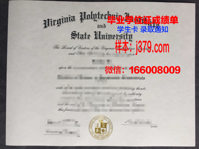 弗吉尼亚联邦大学毕业证