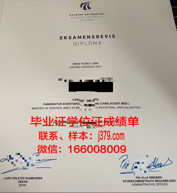 奥尔堡大学毕业证样本(闲鱼奥尔堡大学毕业)